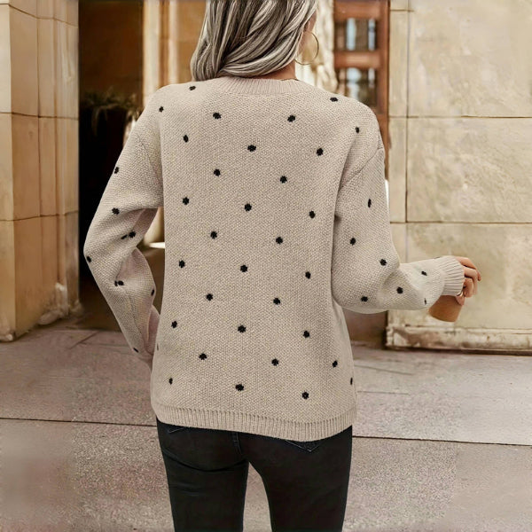 Avery | Classic Dotted Sweater