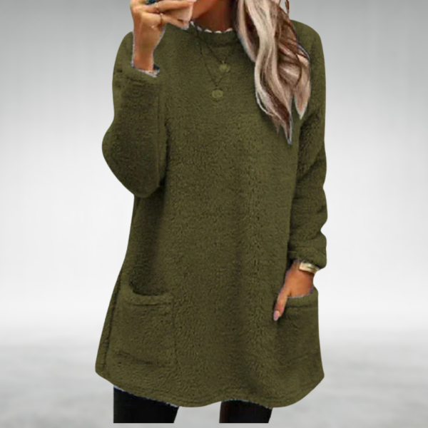 Harper | Fleece Sweater with Pockets