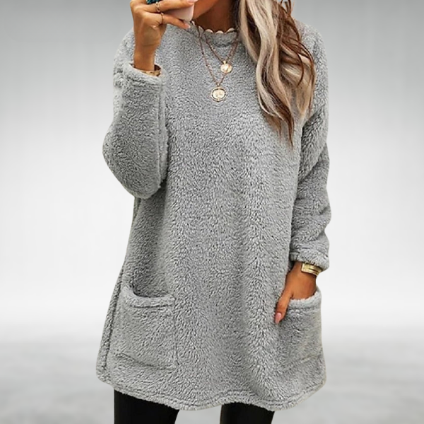 Harper | Fleece Sweater with Pockets