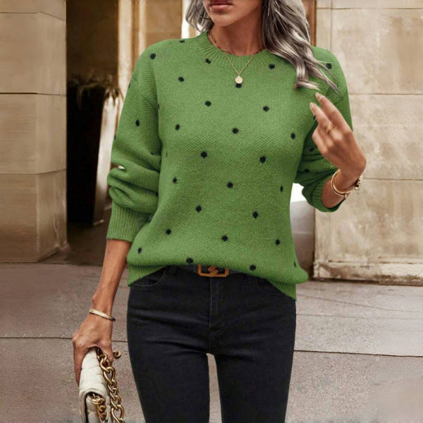 Avery | Classic Dotted Sweater