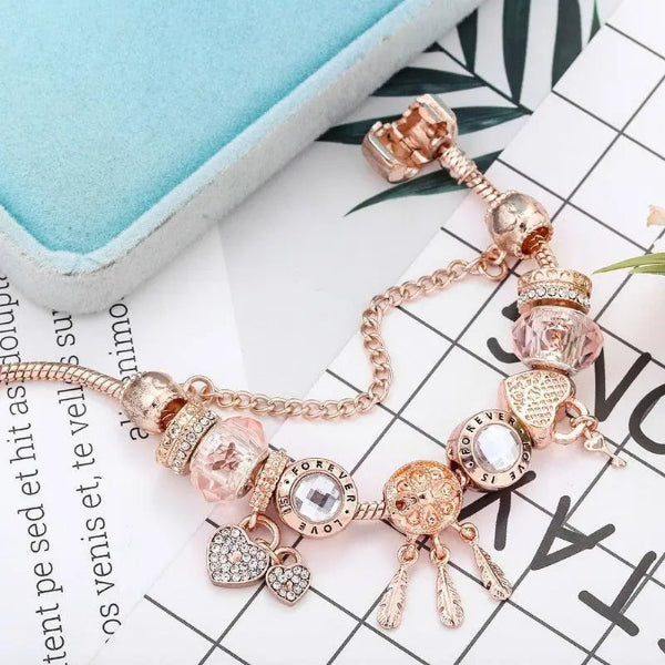 Aubrey | Rose Dreamcatcher Bracelet