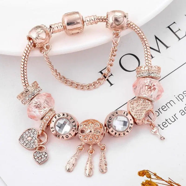 Aubrey | Rose Dreamcatcher Bracelet