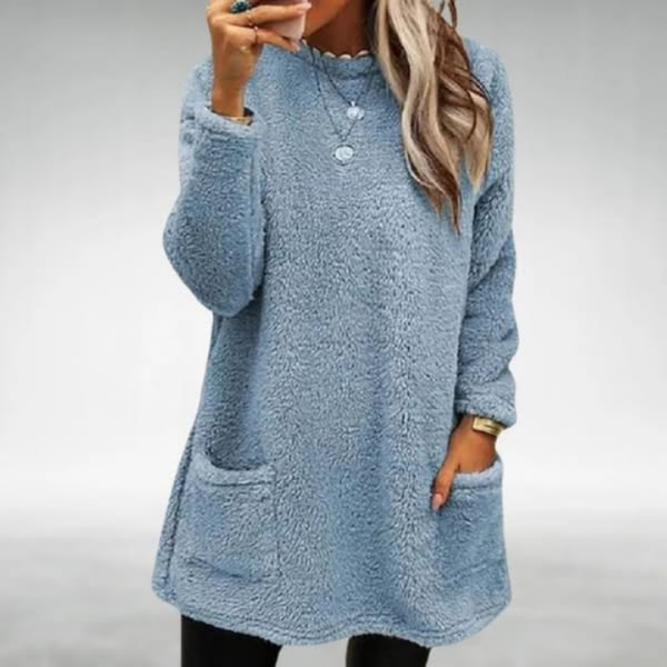 Harper | Fleece Sweater with Pockets