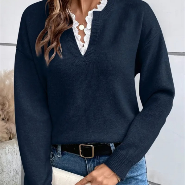 Claire | Elegant French Collar Blouse