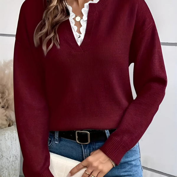 Claire | Elegant French Collar Blouse