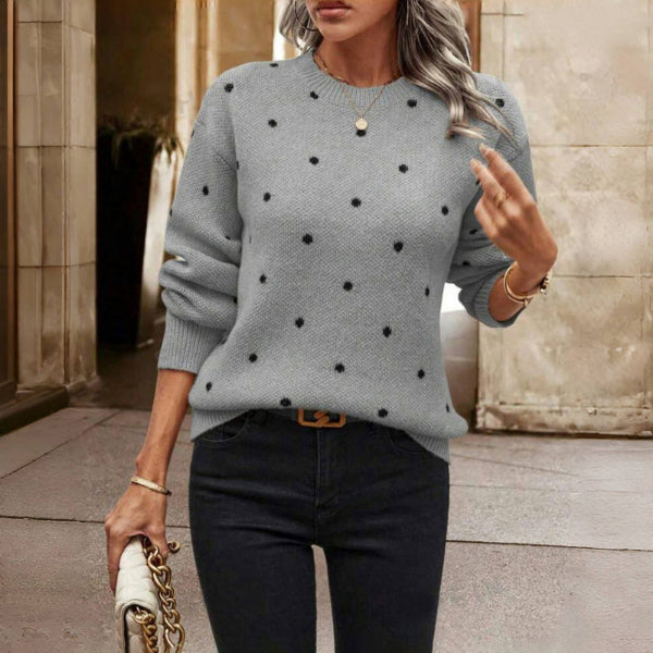 Avery | Classic Dotted Sweater