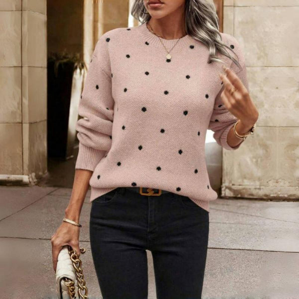 Avery | Classic Dotted Sweater